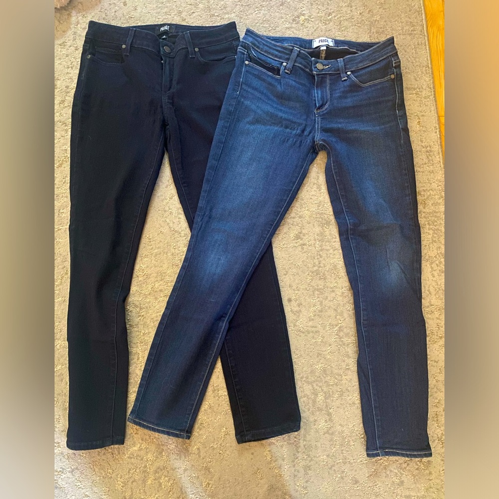 PAIGE bundle of 2 skinny jeans